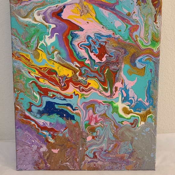 Hand painted Abstract Art Wall Decor - Picture 4 of 10